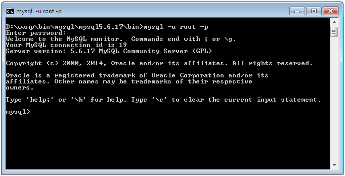 How To Run MySQL Queries Through Windows Command Prompt Artisans Web
