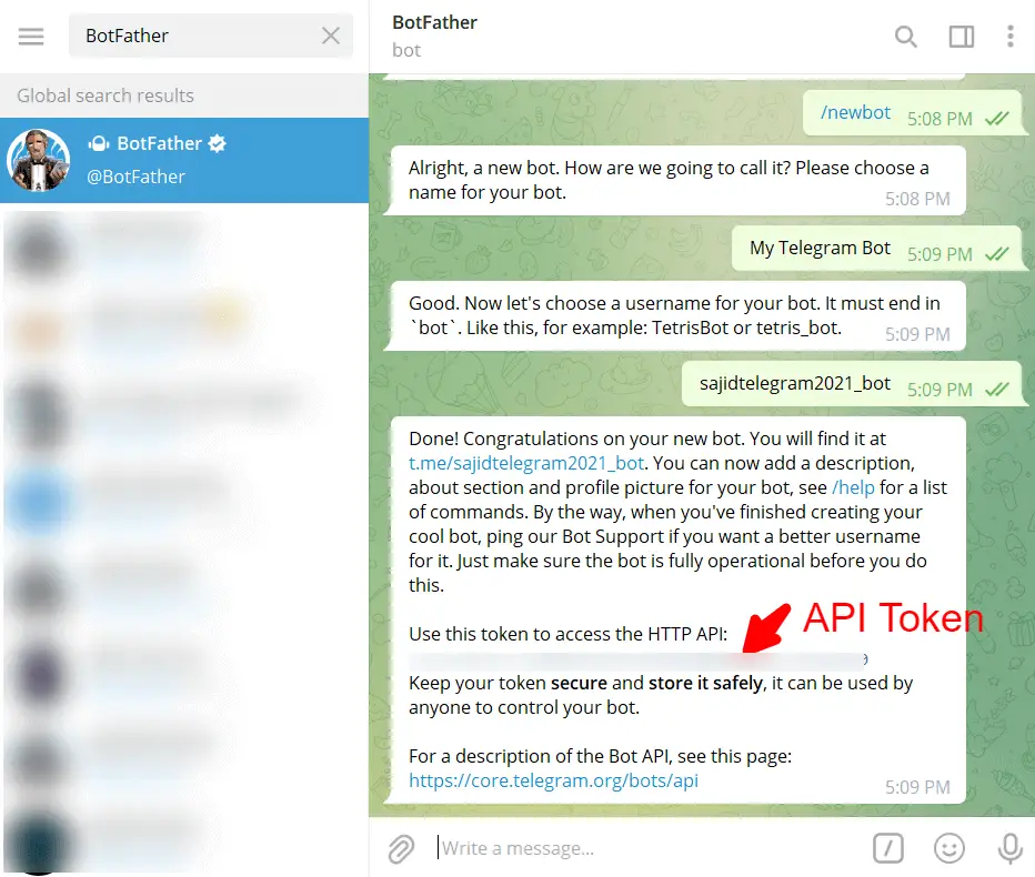 How to Create a Telegram Bot for Sending Notifications using PHP